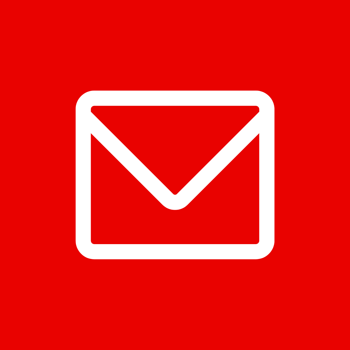 Pictogram van email