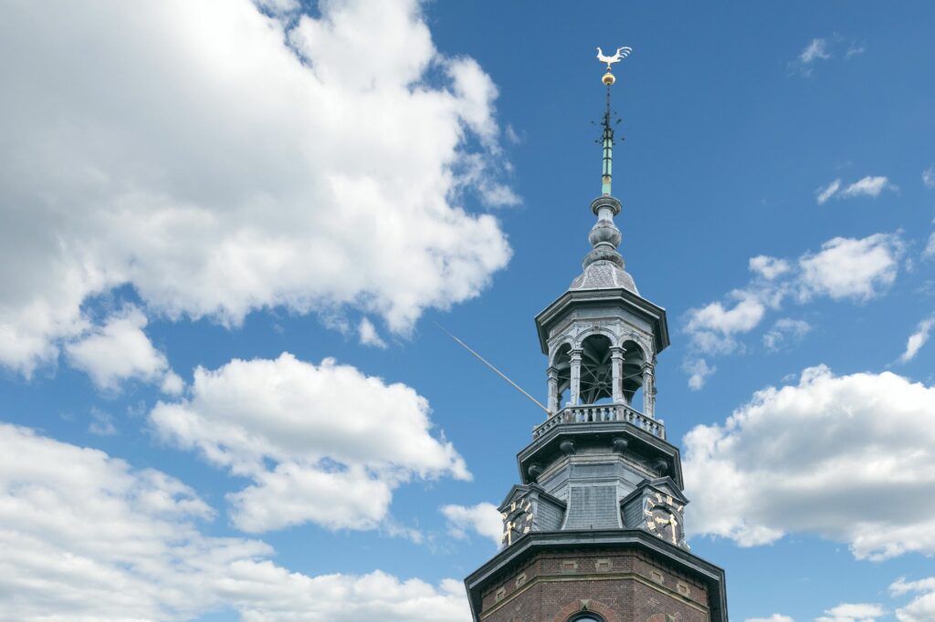 Foto van de top van de kerk